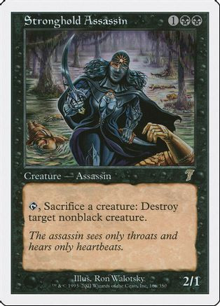 Stronghold Assassin (7ED-166) - 7th Edition Foil、Wizards of the Coast、kayou