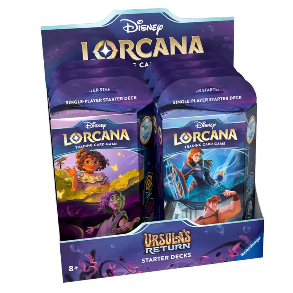 Disney Lorcana: Ursula's Return Starter Deck Display 8 Decks、Lorcana、kayou