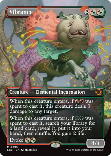 Vibrance (Borderless Art) | Lorwyn Eclipsed、Magic: The Gathering、kayou