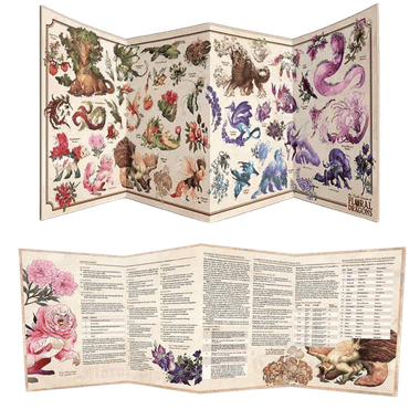 The Field Guide To Floral Dragons: GM Screen 5e D&D、Hit Point Press、kayou