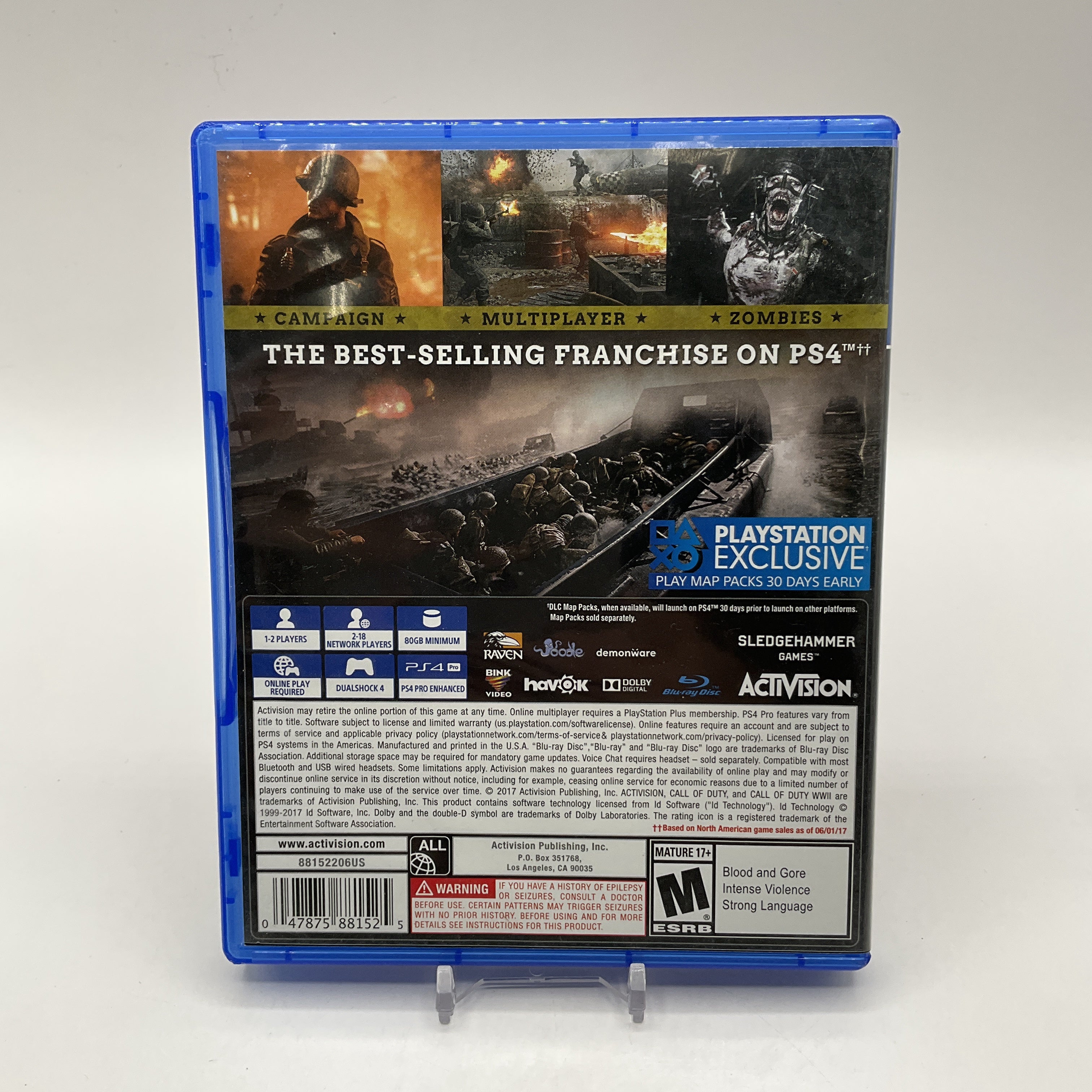 Call of Duty WWII Playstation 4 Used #1、Collector Store LLC - VG、kayou