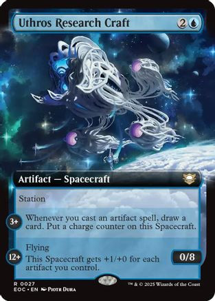 Uthros Research Craft (Extended Art) (EOC-027) - Commander: Edge of Eternities、Wizards of the Coast、kayou