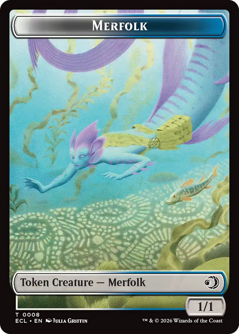 Lorwyn Eclipsed - Merfolk Token | Lorwyn Eclipsed、Magic: The Gathering、kayou