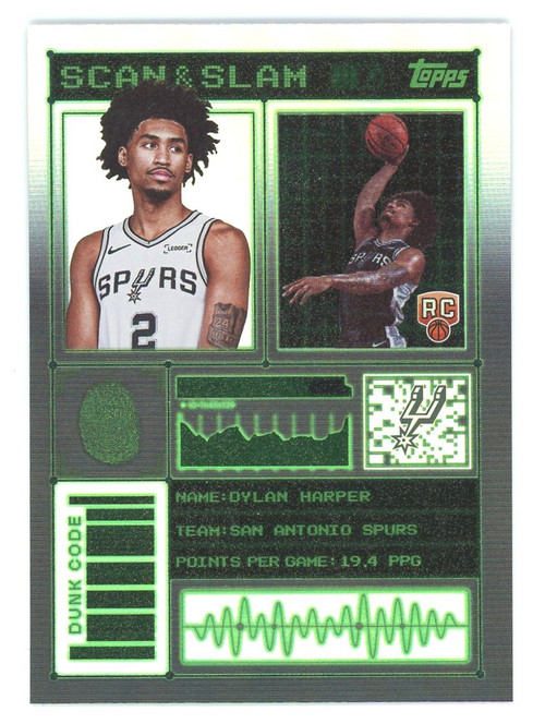 NBA 2025-26 Topps Basketball Scan and Slam Dylan Harper SS-27 Rookie、ToyWiz、kayou