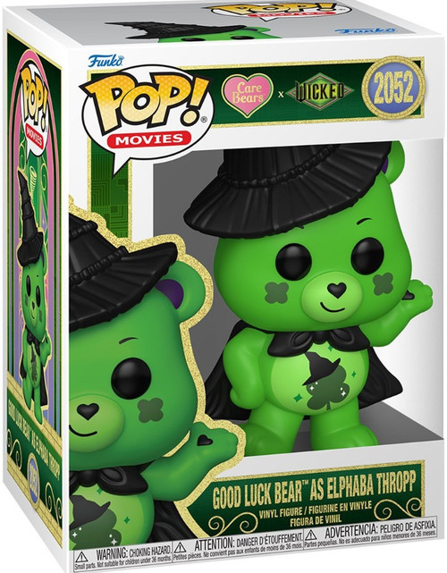 Funko Care Bears Wicked POP! Movies Good Luck Bear as Elphaba Vinyl Figure #2052、ToyWiz、kayou