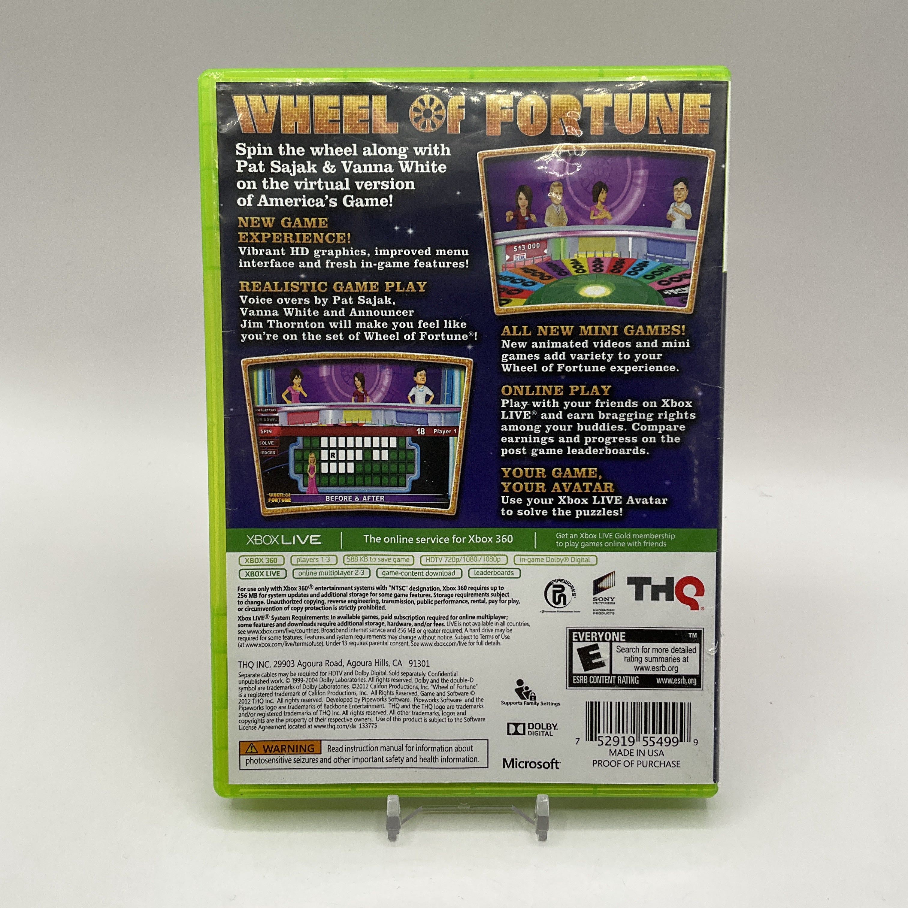 Wheel Of Fortune Xbox 360 Used、Collector Store LLC - VG、kayou