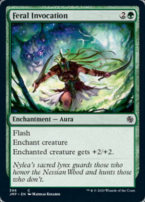 MtG Jumpstart Common Feral Invocation #396、ToyWiz、kayou