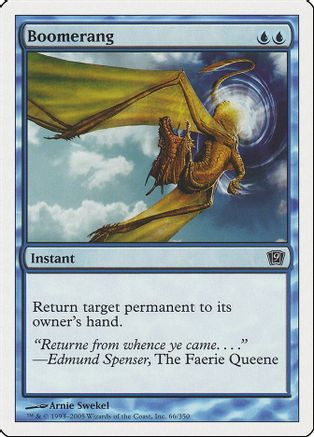 Boomerang (9ED-066) - 9th Edition Foil、Wizards of the Coast、kayou