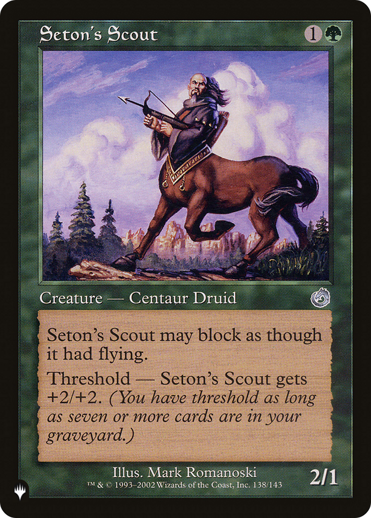 Seton's Scout (LIST-138/143) - The List、Wizards of the Coast、kayou