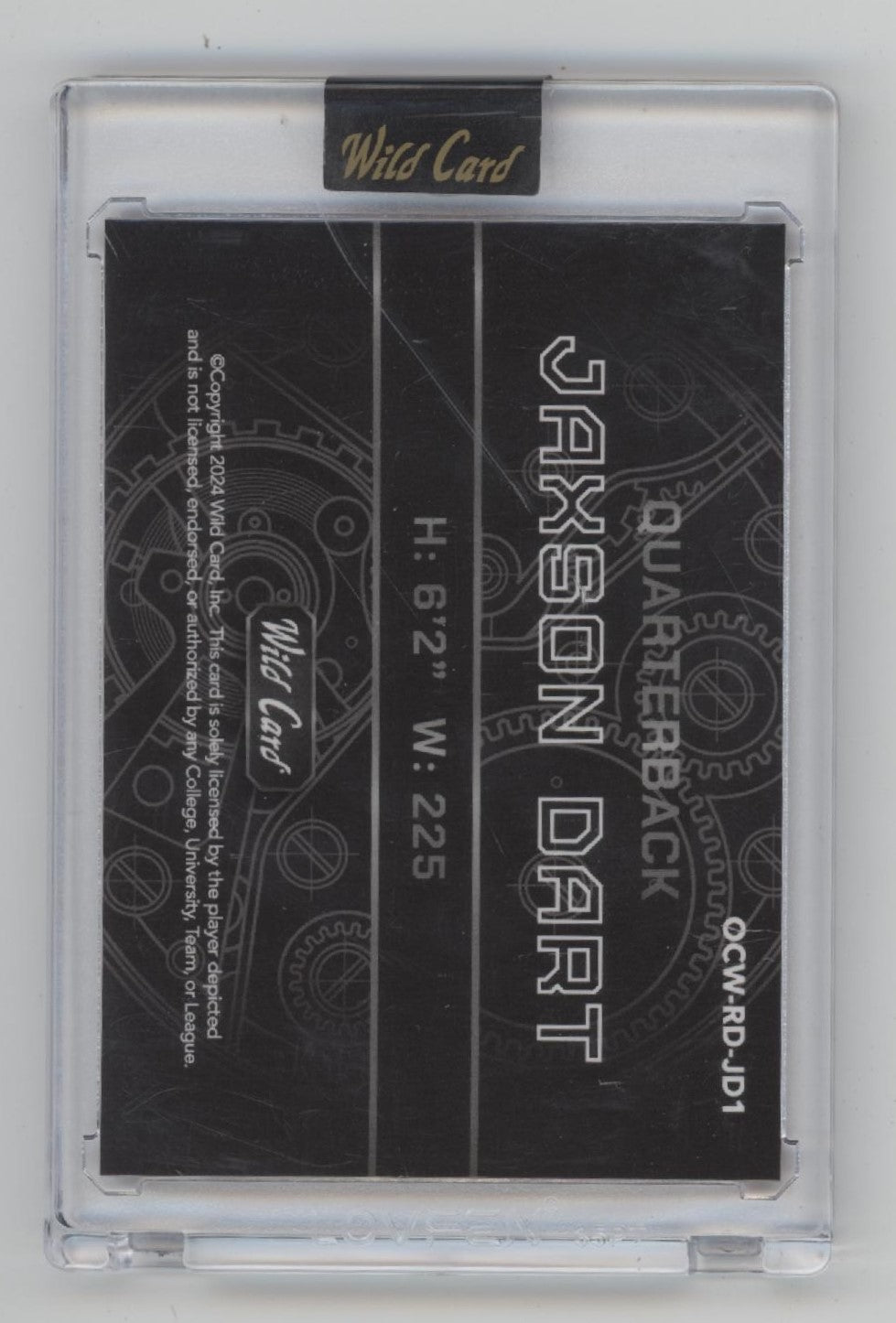 Jaxson Dart 2024 Wild Card QB1 On the Clock RC 6/15 #OCW-RD-JD1、Collector Store LLC、kayou