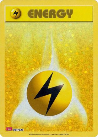 Basic Lightning Energy 34 - Trading Card Game Classic Holofoil、The Pokémon Company、kayou