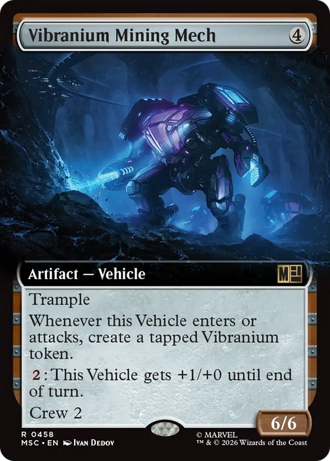 Vibranium Mining Mech (Extended Art) | Marvel Super Heroes Commander、Magic: The Gathering、kayou