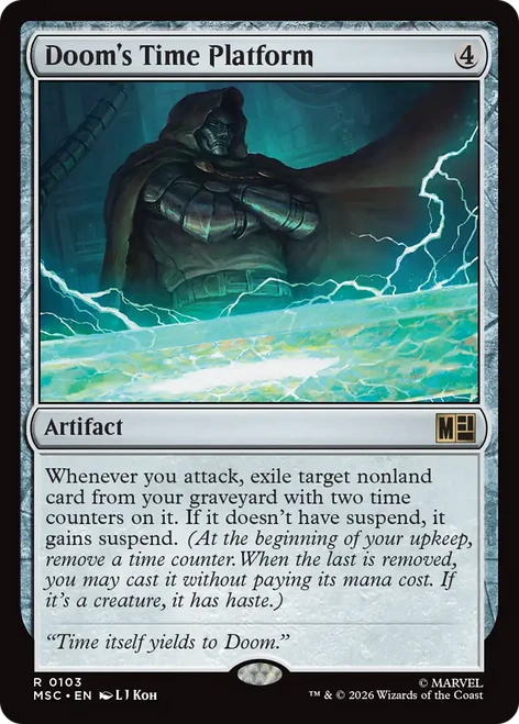 Doom's Time Platform (Surge Foil) | Marvel Super Heroes Commander、Magic: The Gathering、kayou