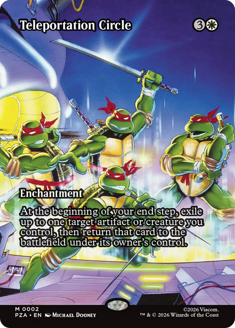 Teleportation Circle (Borderless Source Material) | Teenage Mutant Ninja Turtles Source Material、Magic: The Gathering、kayou