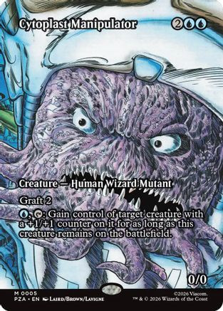 Cytoplast Manipulator (Borderless) (PZA-005) - Teenage Mutant Ninja Turtles Eternal-Legal、Wizards of the Coast、kayou