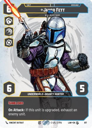Jango Fett - Wily Mercenary (Prestige) (817) - A Lawless Time、Fantasy Flight Games、kayou