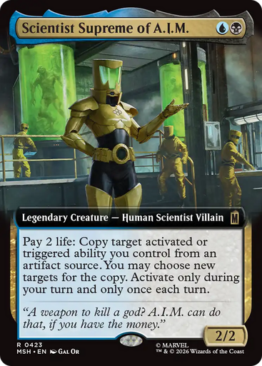 Scientist Supreme of A.I.M. (Extended Art Foil) | Marvel Super Heroes、Magic: The Gathering、kayou