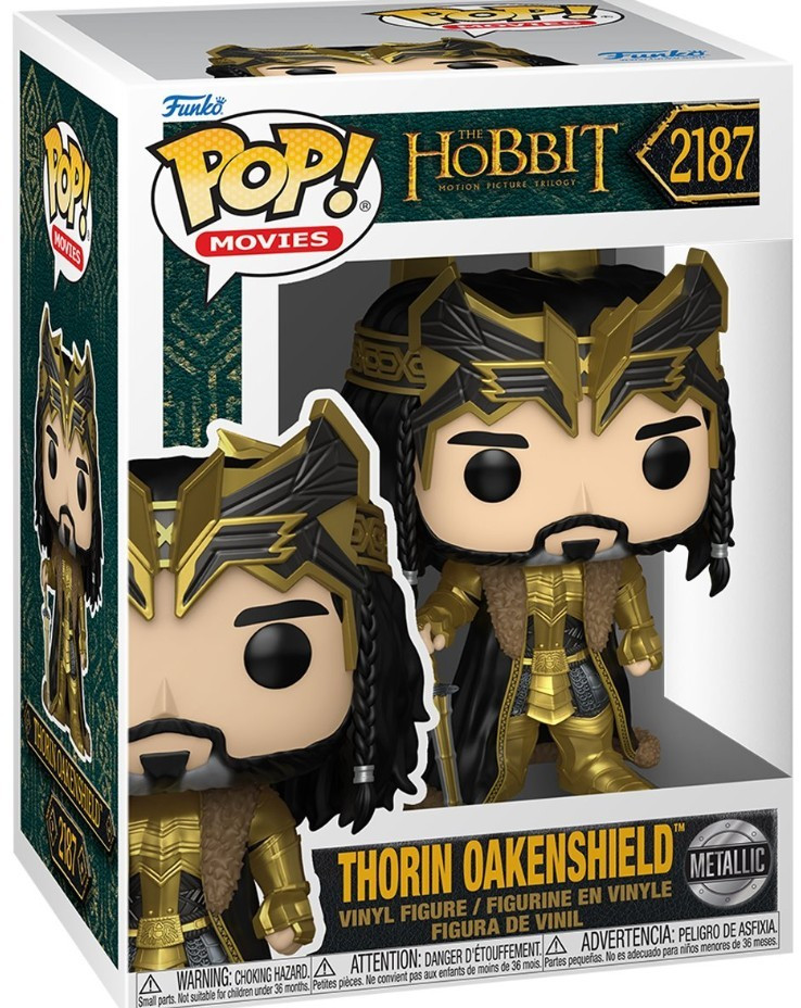 Funko The Lord of the RIngs The Hobbit POP! Movies Thorin Oakenshield Vinyl Figure #2187 Metallic (Pre-Order ships September)、ToyWiz、kayou