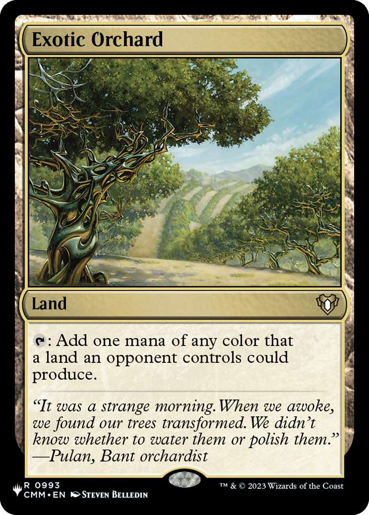 Exotic Orchard (CMM) (LIST-0993) - The List、Wizards of the Coast、kayou