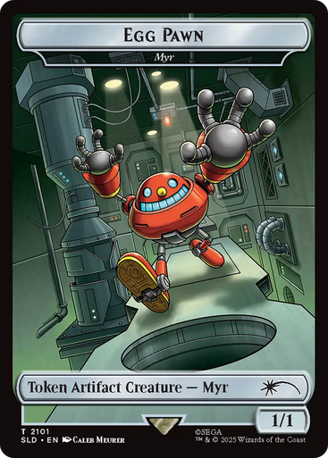 Myr Token Egg Pawn (Secret Lair - Sonic: Turbo Gear) | Secret Lair Drops、Magic: The Gathering、kayou