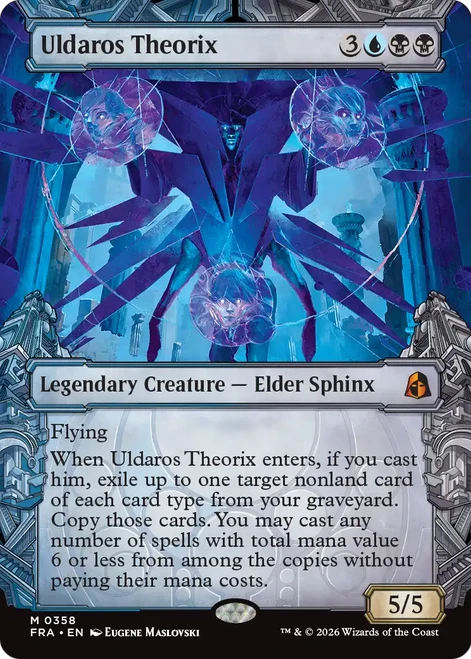 Uldaros Theorix (Sculptor's Stronghold Frame) | Reality Fracture、Magic: The Gathering、kayou