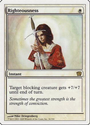 Righteousness (9ED-036) - 9th Edition Foil、Wizards of the Coast、kayou