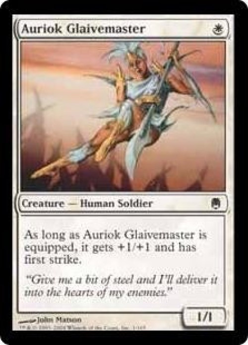 MtG Darksteel Common Auriok Glaivemaster #1 Lightly Played、ToyWiz、kayou