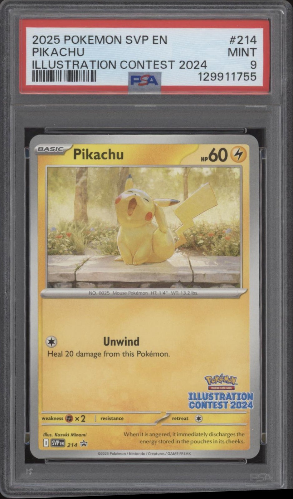 Pikachu Pokemon Scarlet & Violet Promo Illustration Contest 2024 #214 PSA 9 #2、Collector Store LLC Gaming、kayou