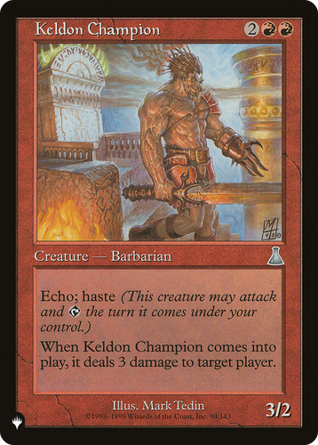 Keldon Champion (LIST-90/143) - The List、Wizards of the Coast、kayou