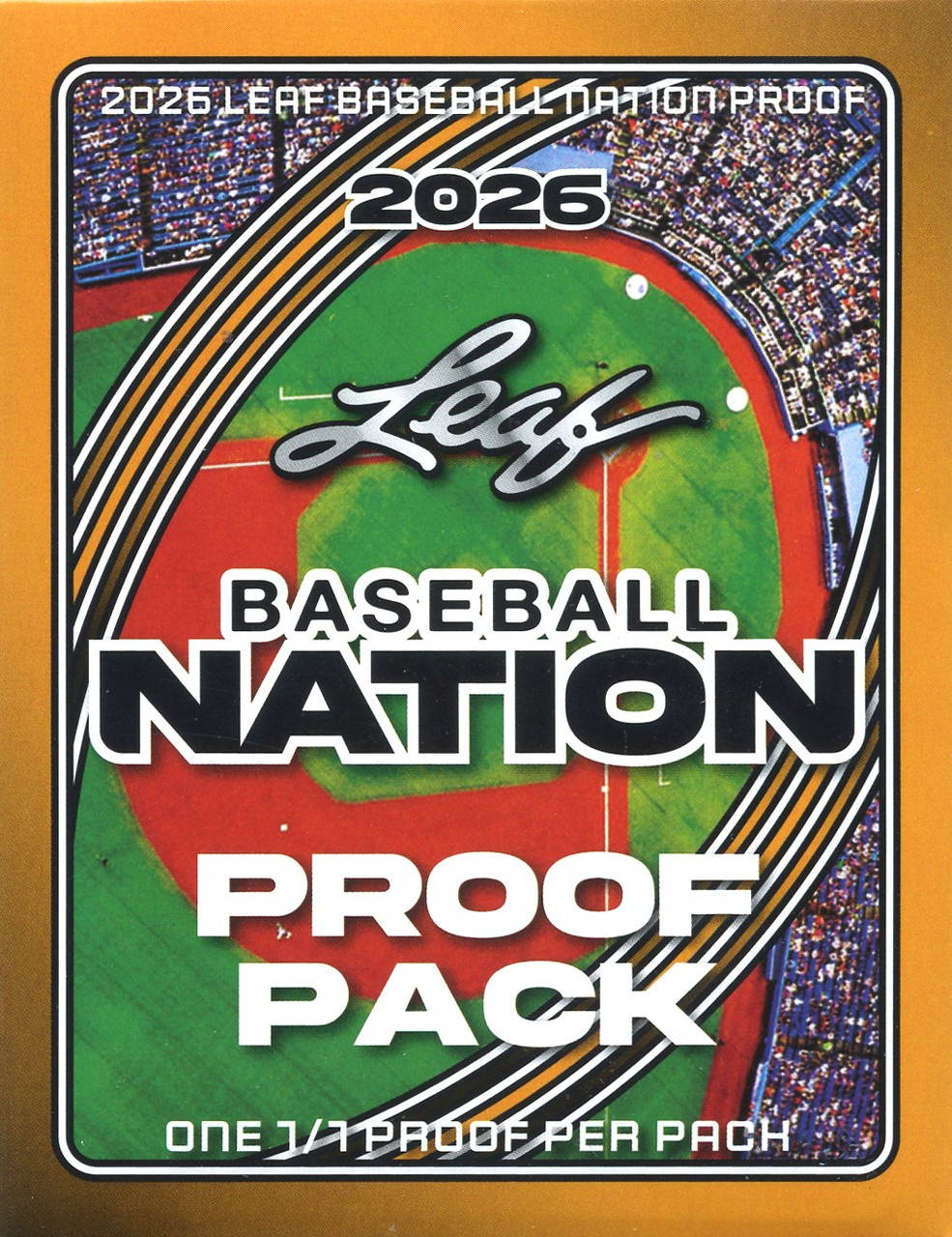 MLB Leaf 2026 Baseball Nation Trading Card PROOF Pack 1/1 Proof Per Pack、ToyWiz、kayou
