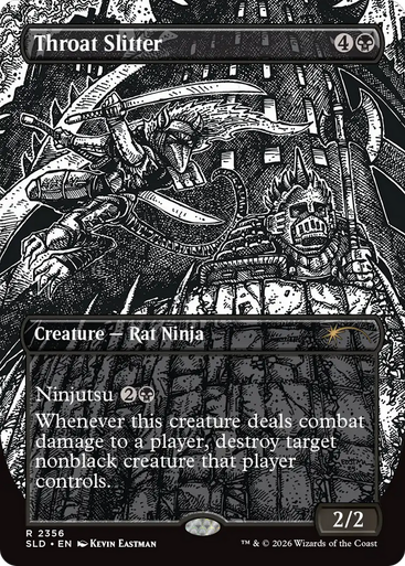 Throat Slitter (Secret Lair - Featuring: Kevin Eastman Inks) | Secret Lair Drops、Magic: The Gathering、kayou