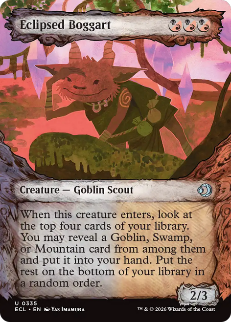 Eclipsed Boggart (Fable Frame) | Lorwyn Eclipsed、Magic: The Gathering、kayou