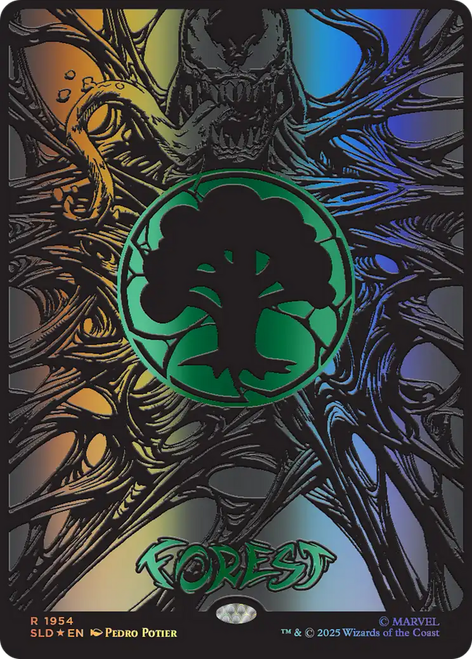 Forest (Foil) (Secret Lair - Marvel's Spider-Man: Mana Symbiote) | Secret Lair Drops、Magic: The Gathering、kayou