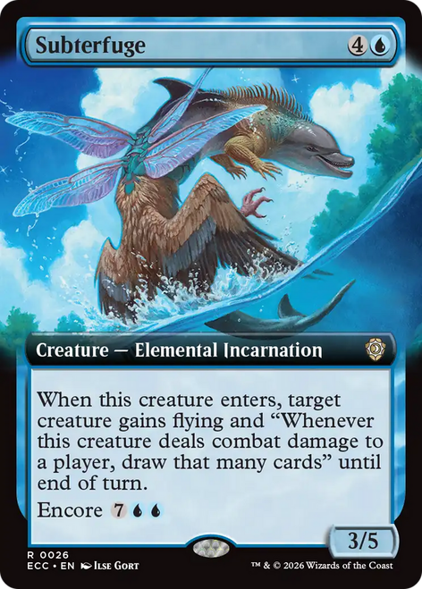Subterfuge (Extended Art) | Lorwyn Eclipsed Commander、Magic: The Gathering、kayou