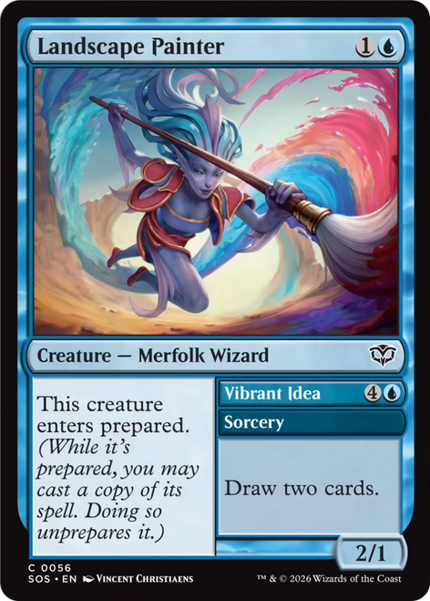 Landscape Painter // Vibrant Idea (Foil) | Secrets of Strixhaven、Magic: The Gathering、kayou