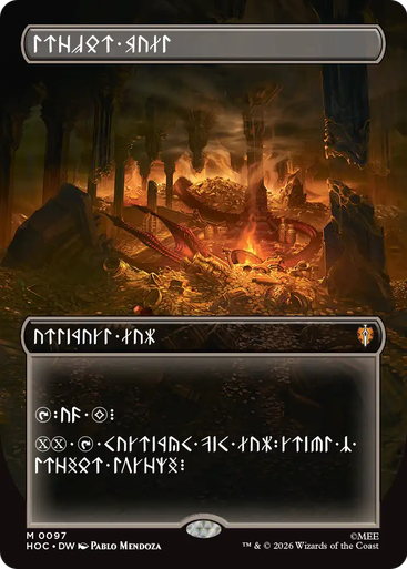 Treasure Vault (Borderless Art) | The Hobbit Commander、Magic: The Gathering、kayou