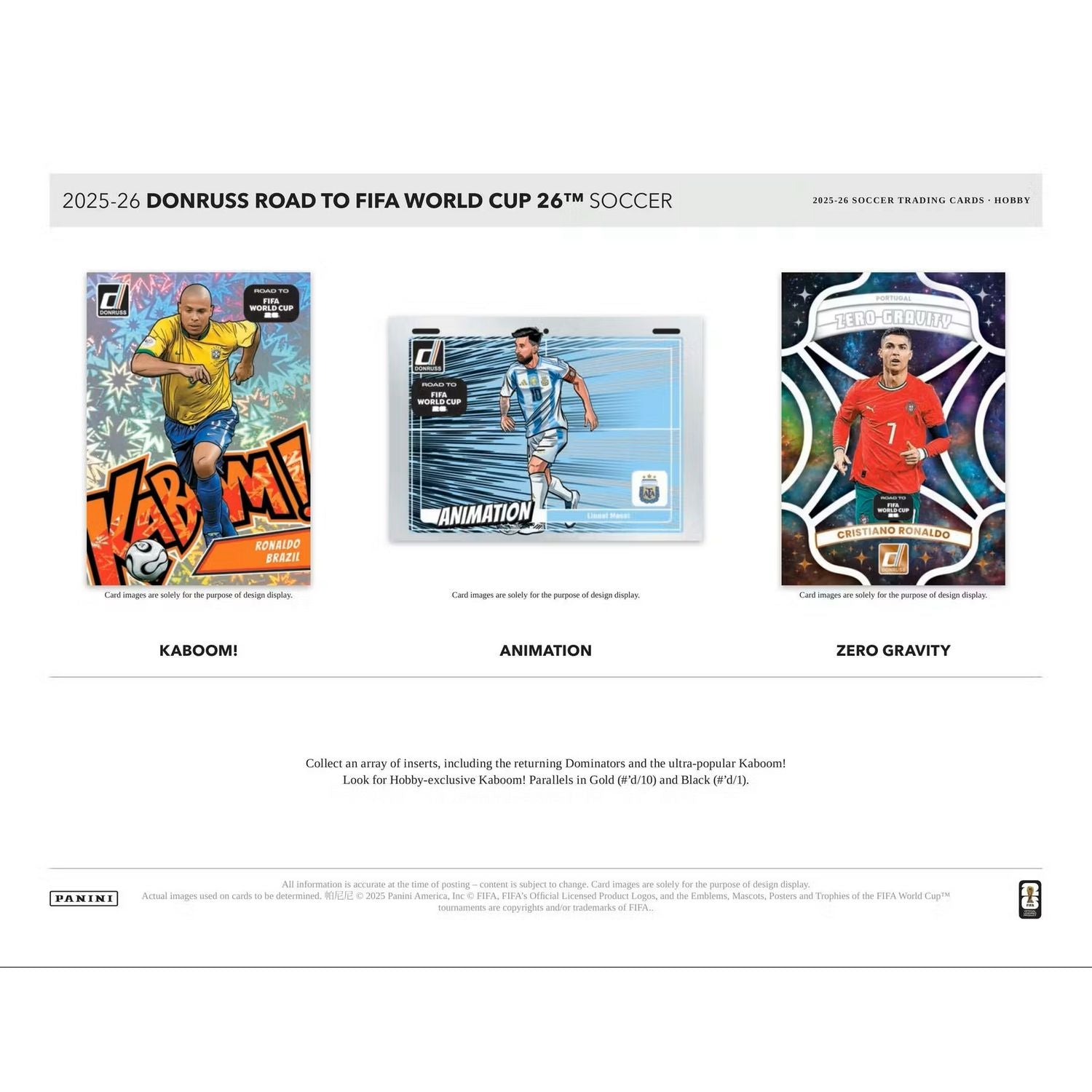 2025-26 Panini Donruss Road to FIFA World Cup Soccer Hobby Box、Panini、kayou