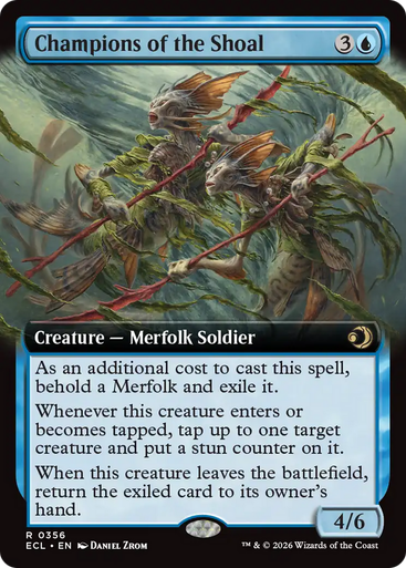 Champions of the Shoal (Extended Art Foil) | Lorwyn Eclipsed、Magic: The Gathering、kayou