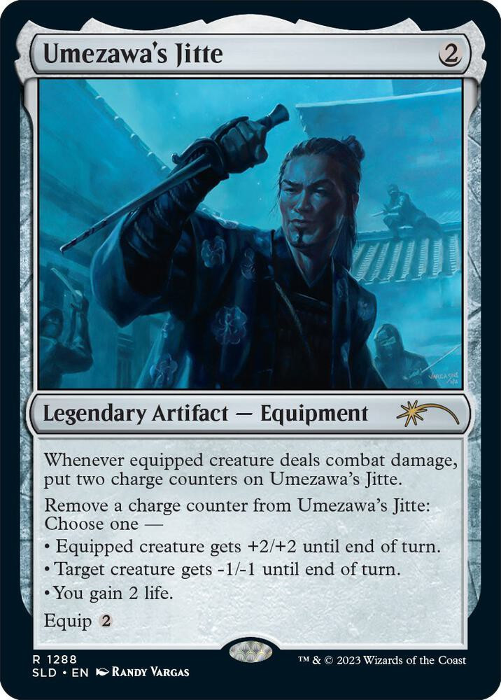 MtG Secret Lair Rare Umezawa's Jitte #1288 Moderately Played、ToyWiz、kayou