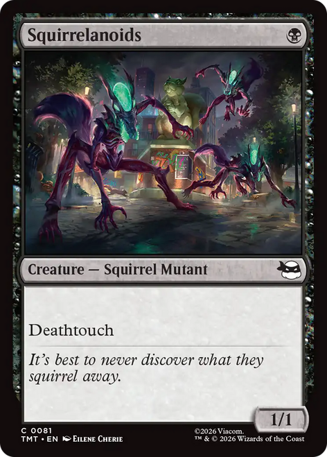 Squirrelanoids (Foil) | Teenage Mutant Ninja Turtles、Magic: The Gathering、kayou
