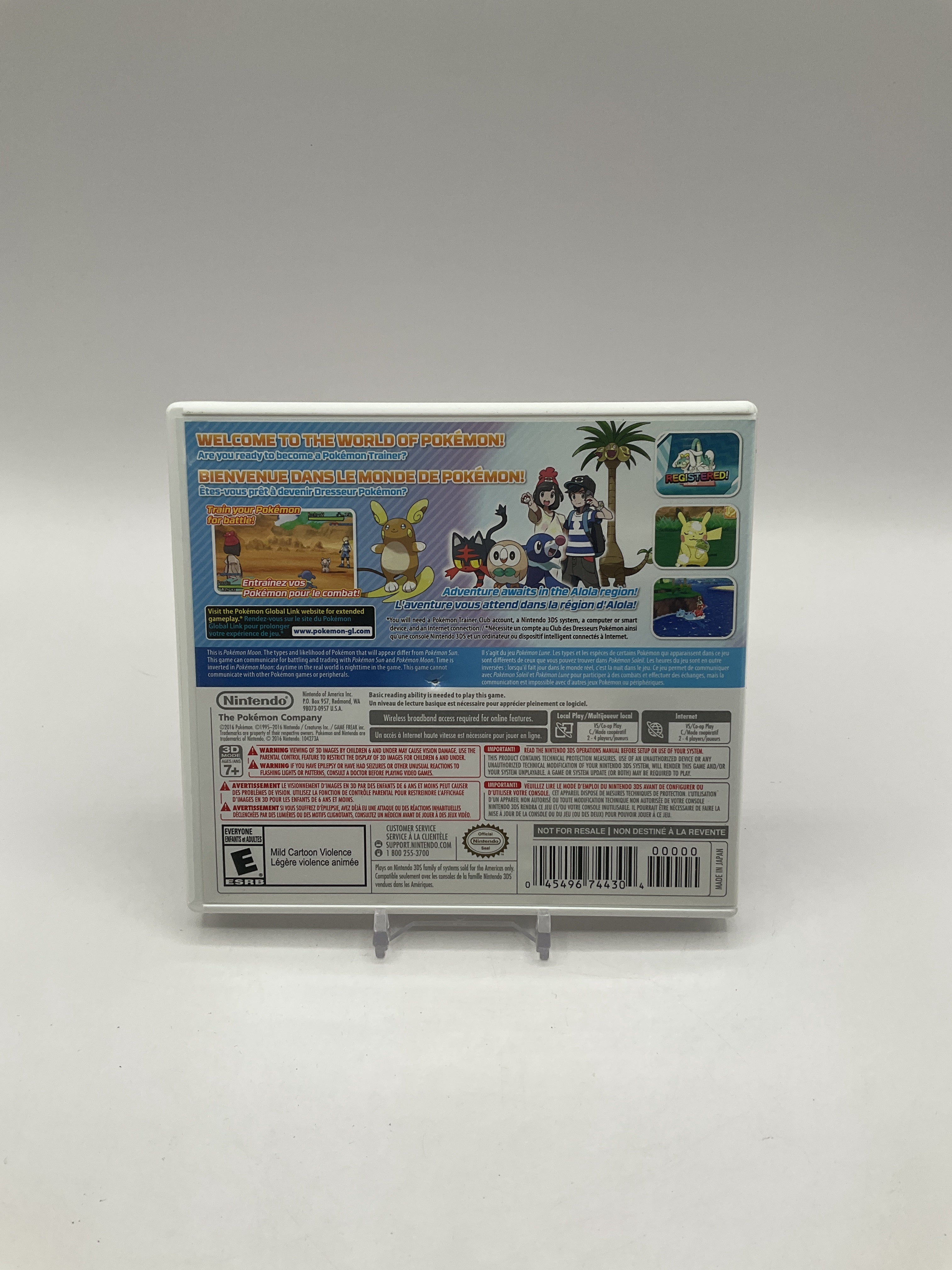 Pokemon Moon Nintendo 3DS Used #1、Collector Store LLC - VG、kayou