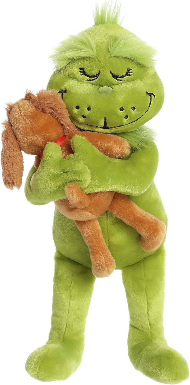Dr. Seuss How the Grinch Stole Christmas Holiday Hugs Grinch 9-Inch Plush、ToyWiz、kayou