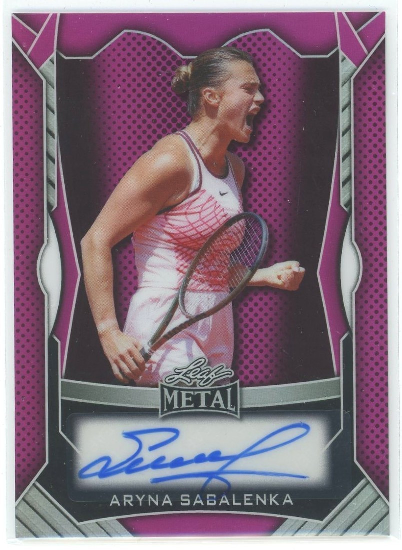 Tennis 2025 Leaf Metal 2/45 Aryna Sabalenka MA-AS2 Auto、ToyWiz、kayou