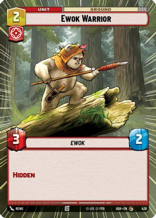 Ewok Warrior (Hyperspace) (430) - Ashes of the Empire、Fantasy Flight Games、kayou