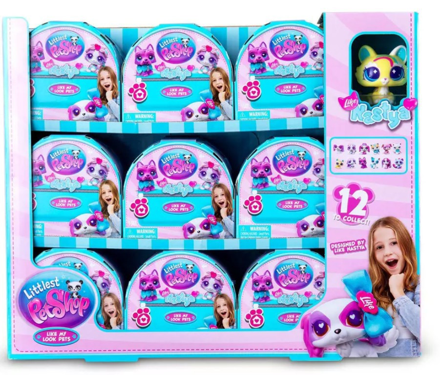 Littlest Pet Shop Like Nastya Like My Look Pets Mystery Box 18 Packs、ToyWiz、kayou