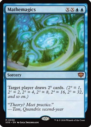 Mathemagics (SOS-058) - Secrets of Strixhaven、Wizards of the Coast、kayou