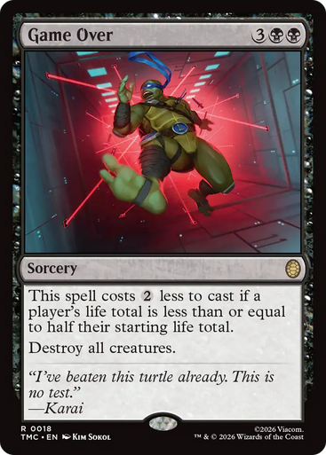 Game Over (Surge Foil) | Teenage Mutant Ninja Turtles Eternal、Magic: The Gathering、kayou