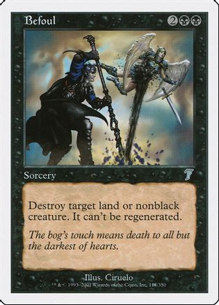Befoul (7ED-118) - 7th Edition Foil、Wizards of the Coast、kayou