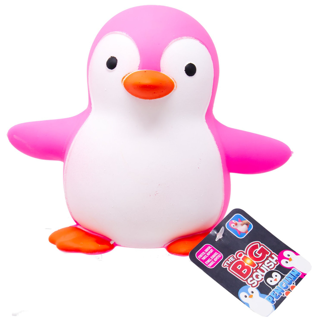 The Big Squish Penguin PINK 5-Inch Squishy Toy、ToyWiz、kayou