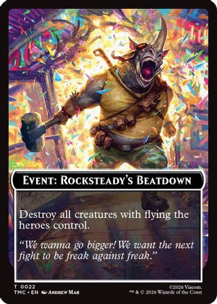 Event: Rocksteady's Beatdown (TMC-022) - Commander: Teenage Mutant Ninja Turtles、Wizards of the Coast、kayou